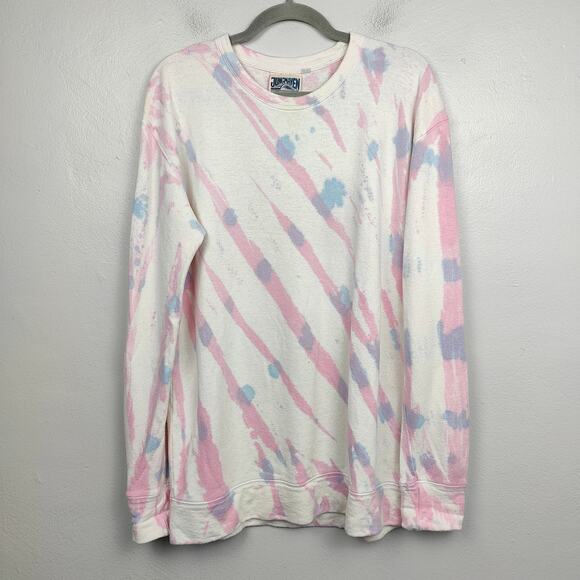 Jungmaven Other - Jungmaven Pink and Blue Tie-Dye Long Sleeve Tee